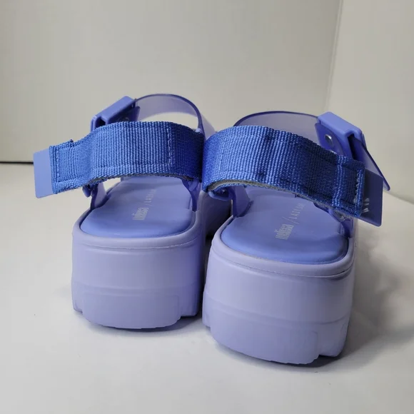 Lazy Oaf x Melissa Blue Kick Off Sandals - Picture 7 of 13